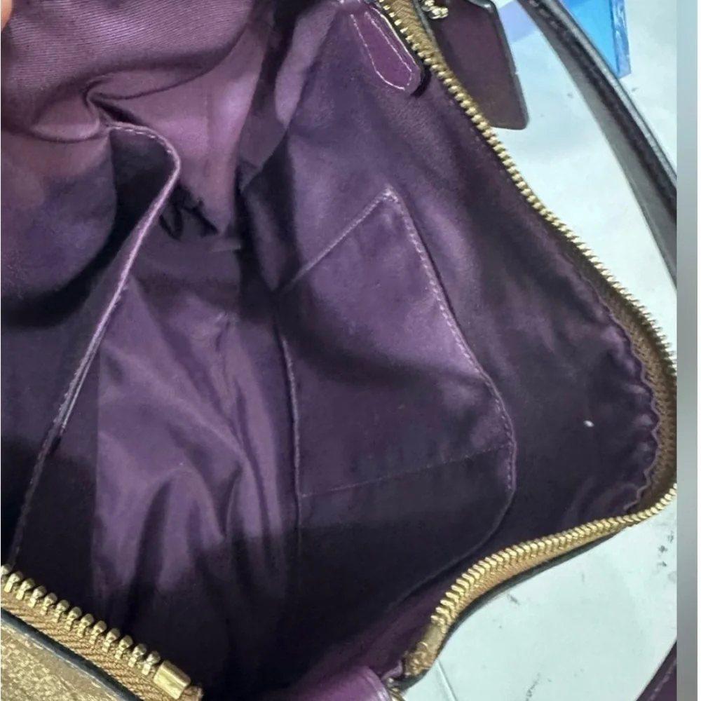 Coach Signature F29209 Canvas Leather - Picture 8 of 10